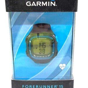 Garmin Forerunner 15 GPS Watch & Daily Activity Tracker - Black/Blue